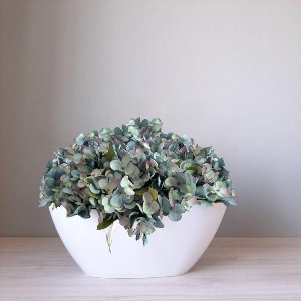 7 Mini buquê hortênsia flor artificial perfeita para festas e casamentos de decoração de casa DIY - DE1923 - Decora Flores Artificiais Imagem de 7 Mini buquê hortênsia flor artificial perfeita para festas e casamentos de decoração de casa DIY - DE1923