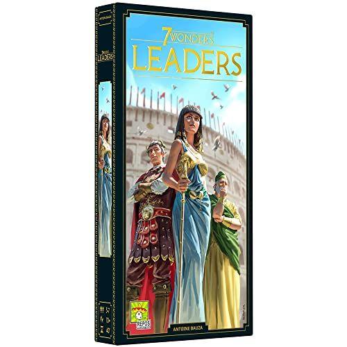 Imagem de 7 Wonders Leaders Board Game EXPANSION - New Edition   de Jogos de Tabuleiro da Família Jogo de tabuleiro para adultos e  familiar  de Jogo de Tabuleiro de Estratégia 3-7 Jogadores  Idades a 10 anos ou mais  Made by Repos Production