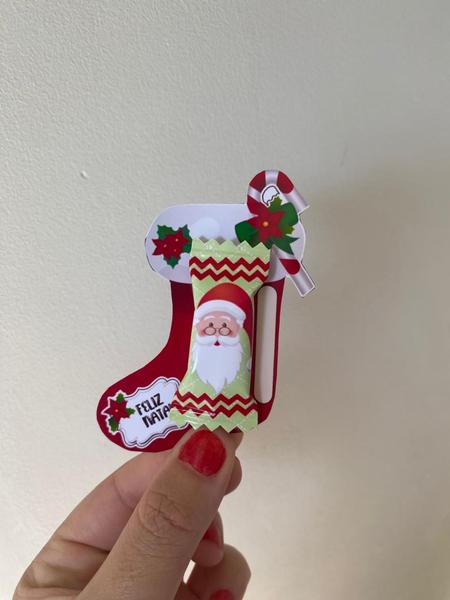 Imagem de 70 card com balinha de natal para mimos, empresas, amigos