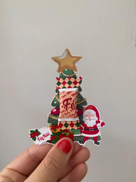 Imagem de 70 card com balinha de natal para mimos, eventos especiais, amigos