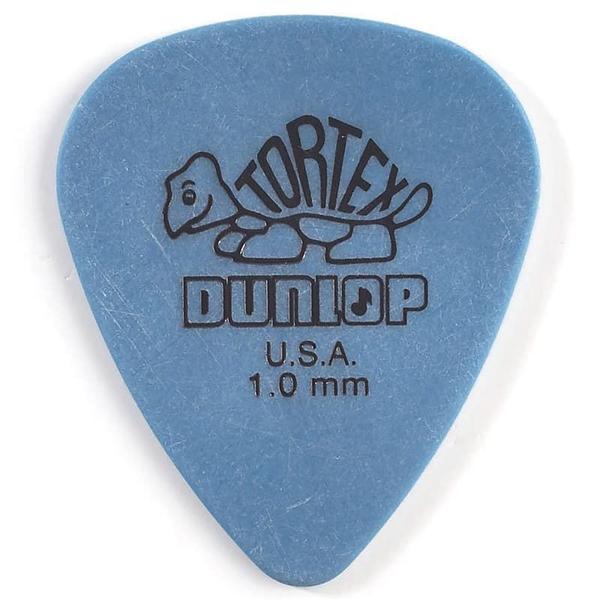 72 Palheta DUNLOP Tortex 1.0 mm Standard guitarra 418r azul Imagem de 72 Palheta DUNLOP Tortex 1.0 mm Standard guitarra 418r azul