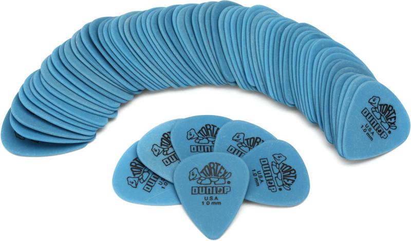 72 Palheta DUNLOP Tortex 1.0 mm Standard guitarra 418r azul Imagem de 72 Palheta DUNLOP Tortex 1.0 mm Standard guitarra 418r azul