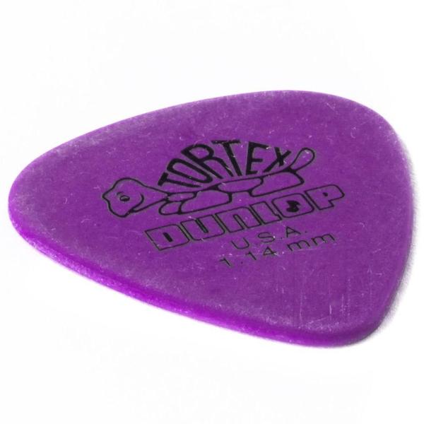 Imagem de 72 Palheta DUNLOP Tortex 1.14 mm Standard guitarra 418r roxa