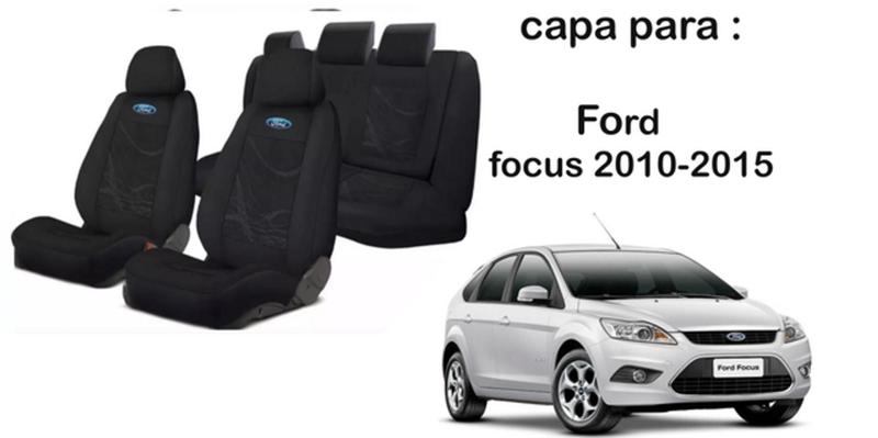 Imagem de 727Kit Exclusivo  Focus 10-15:Capas Tecido+Volante+Chaveiro