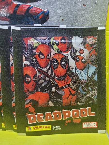 Imagem de 75 Figurinhas Deadpool, Panini = 15 Envelopes