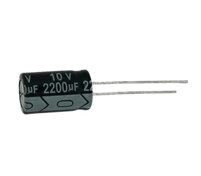 Imagem de 75 pçs - capacitor eletrolitico 2200x10v - 2200uf x 10v