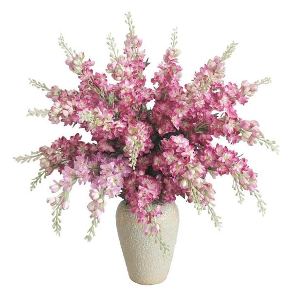 Imagem de 75cm Seda Delphinium Flor Artificial Estilo Nórdico Casa Casamento Decoração Do Quarto De Natal Diy