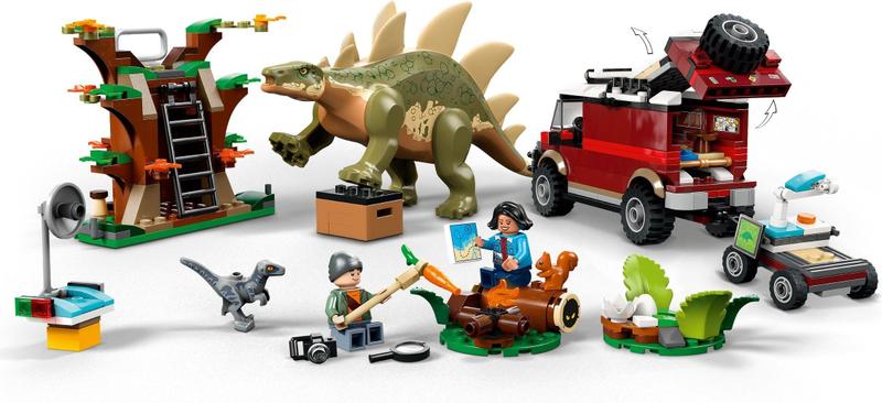 76965 - LEGO Jurassic World - Missões de Dinossauros: Descoberta do Estegossaur Imagem de 76965 - LEGO Jurassic World - Missões de Dinossauros: Descoberta do Estegossaur