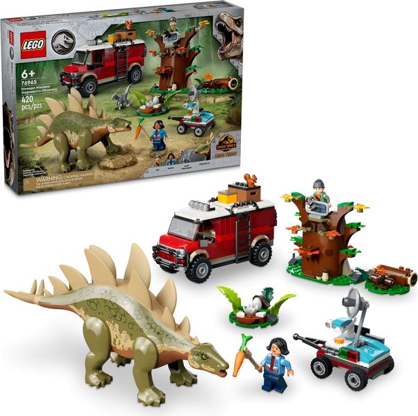 76965 - LEGO Jurassic World - Missões de Dinossauros: Descoberta do Estegossaur Imagem de 76965 - LEGO Jurassic World - Missões de Dinossauros: Descoberta do Estegossaur