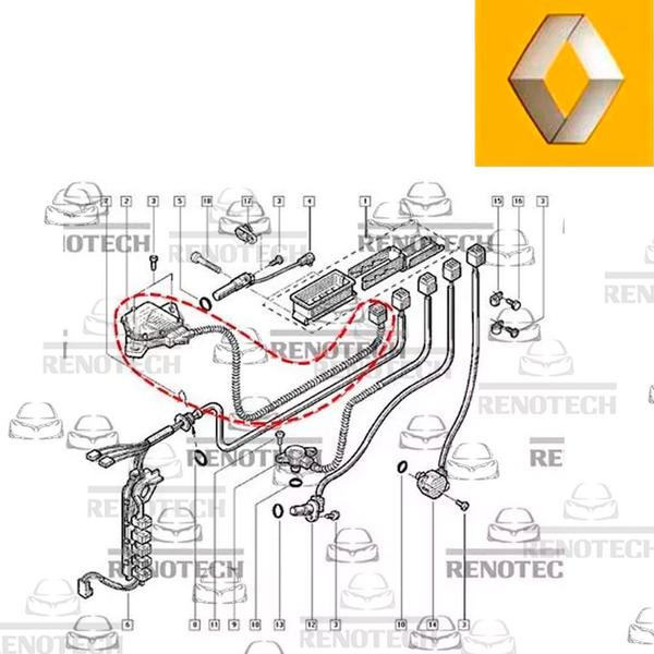 Imagem de 7700100010 - contator multifunção câmbio automático dp0 - laguna / megane i / laguna ii / sandero / megane ii / captur / duster / scenic i / grand sce