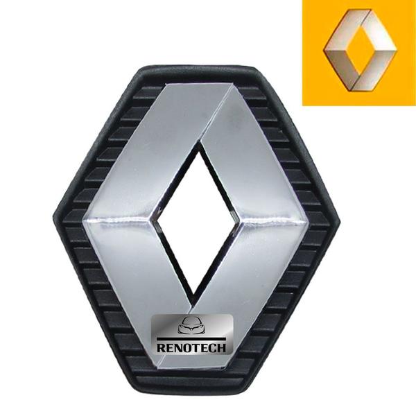 Imagem de 7701474477 - emblema (logo renault) dianteiro - para motores 1.0 8v d7d / 1.0 16v d4d / 1.6 8v k7m / 1.6 16v k4m - clio ii / kangoo express / kangoo