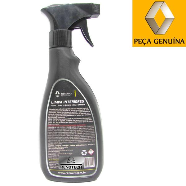 7711733121 - limpa interiores - 500 ml - renault car care - RENAULT GENUINA Imagem de 7711733121 - limpa interiores - 500 ml - renault car care