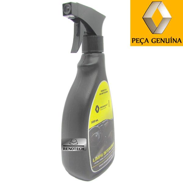 7711733121 - limpa interiores - 500 ml - renault car care - RENAULT GENUINA Imagem de 7711733121 - limpa interiores - 500 ml - renault car care