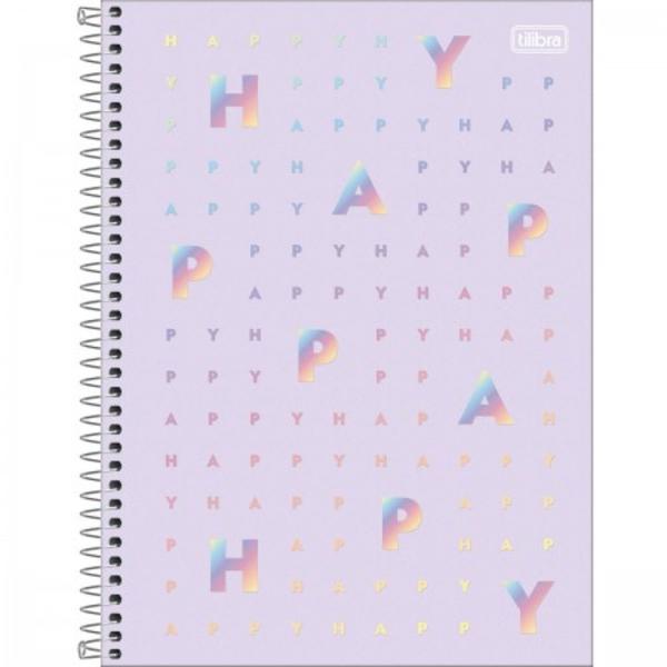 Imagem de 7891027305444 - caderno de 10 materias 160f happy capa sortidas