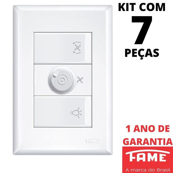 Imagem de 7un Controlador Para Ventilador Bivolt Com Evidence FAME