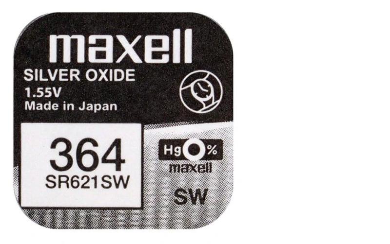 Imagem de 8 Bateria Sr60 364 SR621SW 1,5v Maxell Original