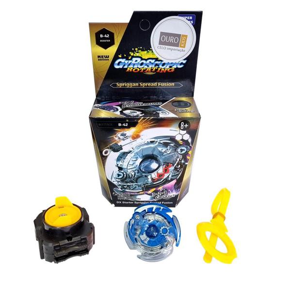 Imagem de 8 Beyblade Diferentes Brinquedo Giroscópio Arremessador Duplo