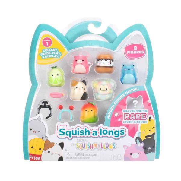 Imagem de 8 Bonecos Squish A Longs de 2cm (Leeland) - Squishmallows