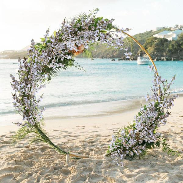 Imagem de 8 Galhos de orquídea flor artificial delicada e charmosa para decoração qualidade e durabilidade - DE8855