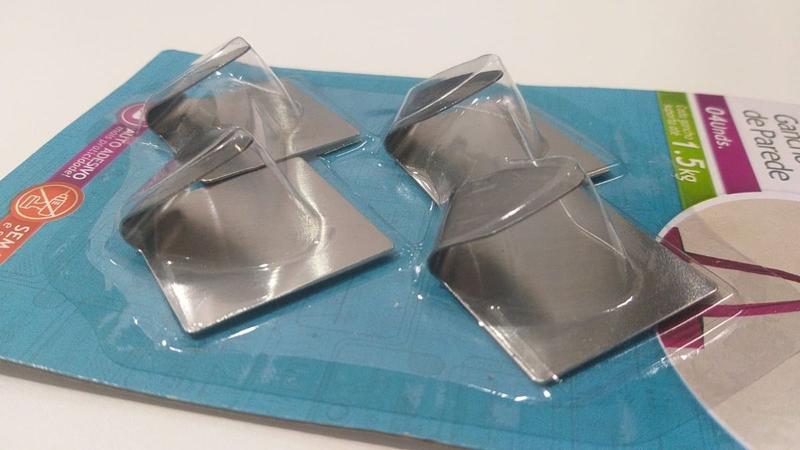 8 Gancho de Parede Pendura Utensílios Cozinha Adesivo Inox - Wincy Imagem de 8 Gancho de Parede Pendura Utensílios Cozinha Adesivo Inox