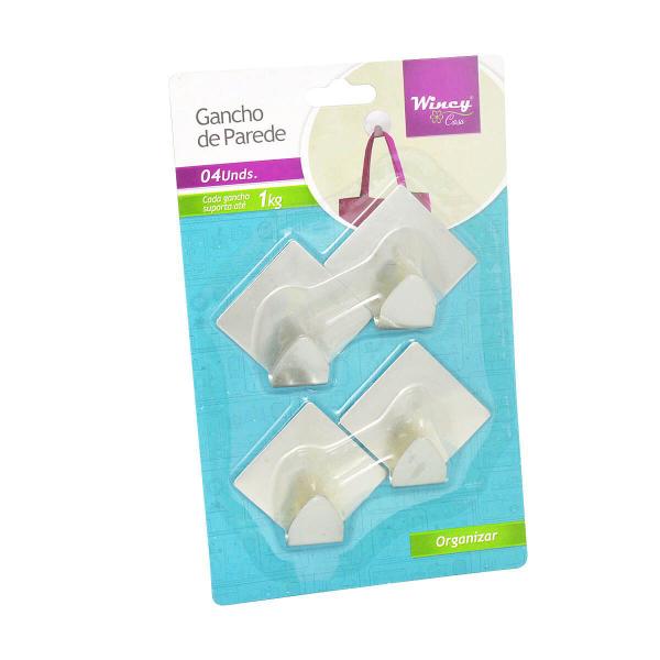 8 Gancho de Parede Pendura Utensílios Cozinha Adesivo Inox - Wincy Imagem de 8 Gancho de Parede Pendura Utensílios Cozinha Adesivo Inox