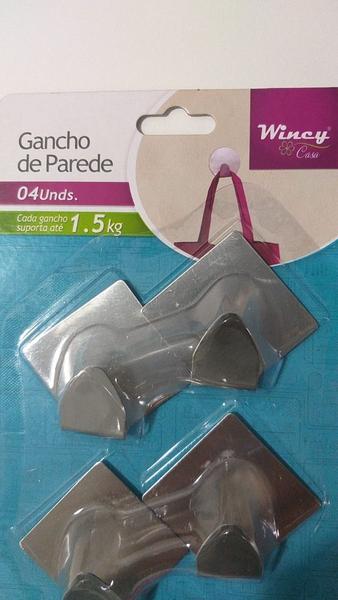 8 Gancho de Parede Pendura Utensílios Cozinha Adesivo Inox - Wincy Imagem de 8 Gancho de Parede Pendura Utensílios Cozinha Adesivo Inox