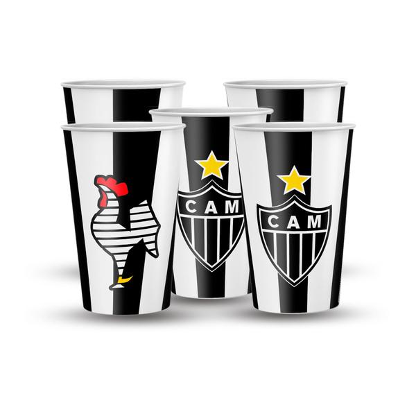 Imagem de 8 Lembrancinhas copos Atlético Mineiro decoração festa Anive