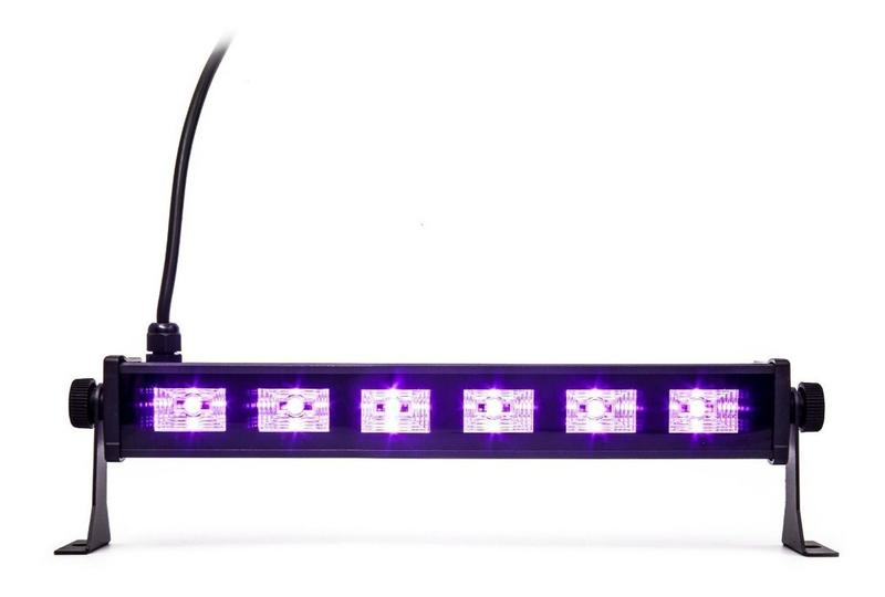 Imagem de 8 luz negra ultravioleta led uv projetor 20w barra lk-uv6   e1-pf3-3a