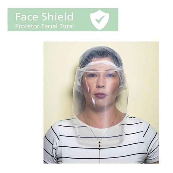 Imagem de 8 Masc De Protecao Facial C Elastico Face Shield Kit Unic Un