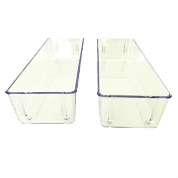 Imagem de 8 Organizadores Modular M Empilhável 23X8,8X5,5 Transparente