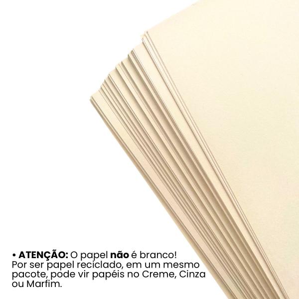 Imagem de 8 Pacotes Papel A4 Sulfite 4000 Folhas Resma Reciclado NFe