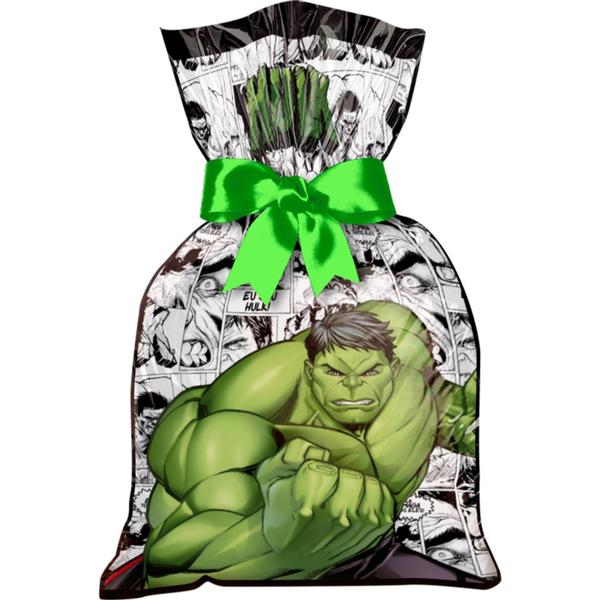 Imagem de 8 Sacolas Saquinho Surpresa Decoração Festa Hulk