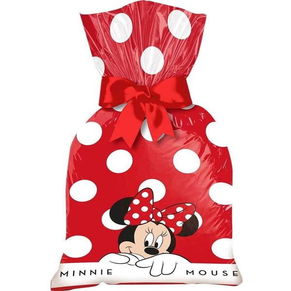 Imagem de 8 Sacolas Saquinho Surpresa Decoração Festa Minnie Mouse