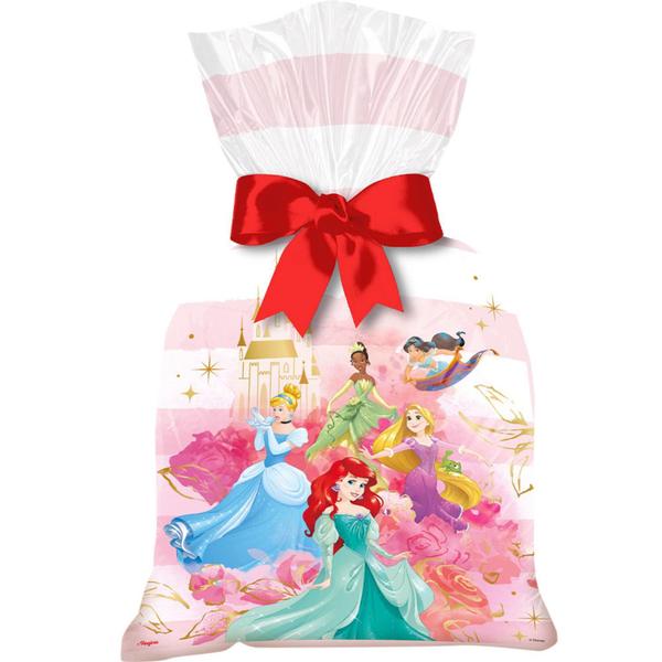 Imagem de 8 Sacolas Saquinho Surpresa Decoração Festa Princesas Disney