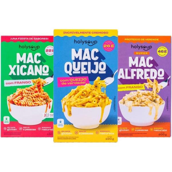 Imagem de 8 Sopas Holy Soup 3 Holy Mac Macarrão Proteíco Sem glúten