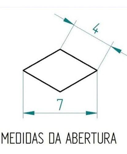 Imagem de 8 Telas Alumínio Expandido 10x100cm Anti Insetos (4x7)