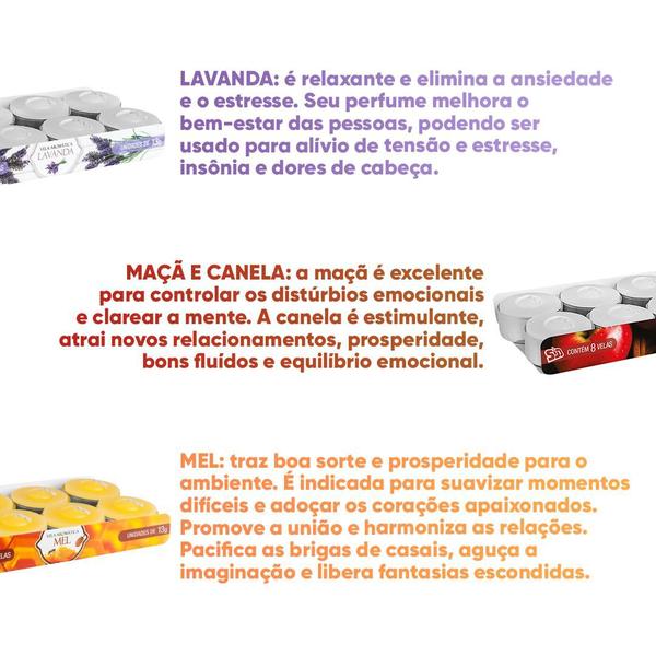 Imagem de 8 Velas Aromáticas Perfumadas Rechaud 