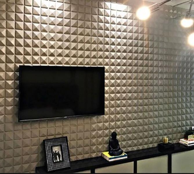 Imagem de 80 Placas De Revestimento 3d Pvc Decorativa Relevo Oferta