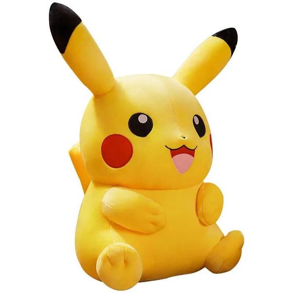 Imagem de 80cm Bolso Monstro Pikachu Brinquedo De Pelúcia Kawaii Anime Amarelo Macio Boneca Presente De