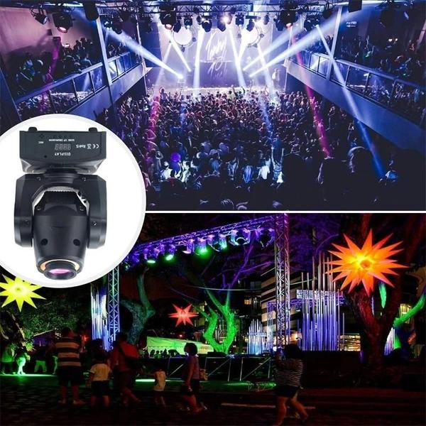 Imagem de 80W LED Party DJ Disco Moving Head Spotlight Flash Padrão Luzes Para Bar Club Event Ballroom