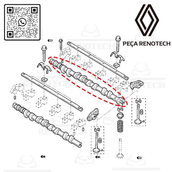 8200019183 - comando de válvulas de escape motor g9u 2.5 16v - master ii - RENOTECH Imagem de 8200019183 - comando de válvulas de escape motor g9u 2.5 16v - master ii