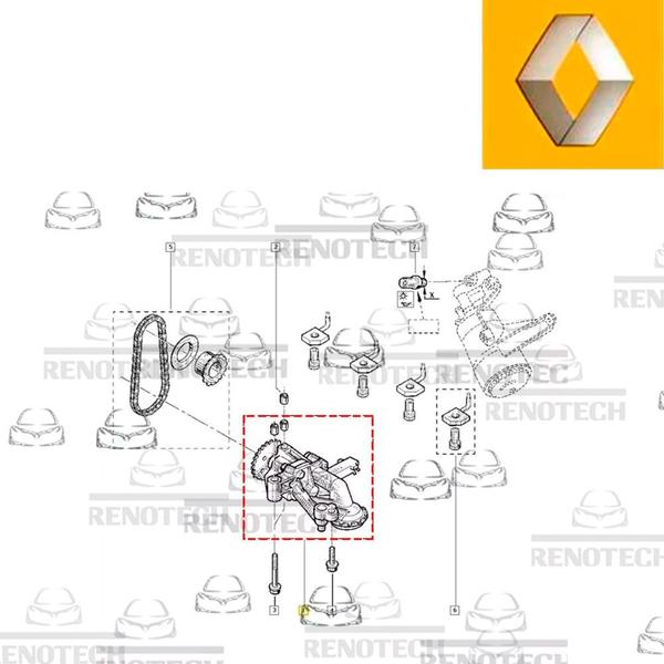 Imagem de 8200741642 - bomba de óleo - motor 2.5 16v g9u 754 - master ii