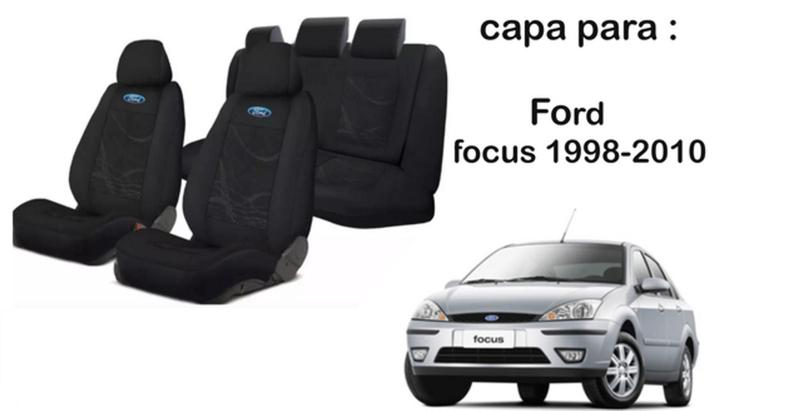 Imagem de 835Kit Premium Ford Focus 1998-2010:Capas, Volante, Chaveiro