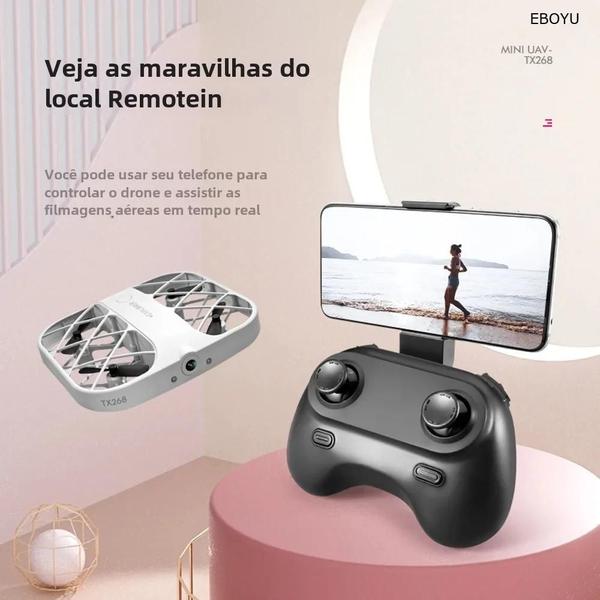 Imagem de 8K 4K JJRC H107 Mini Drone Quadcopter com câmera Brinquedo de controle remoto de transmissão em