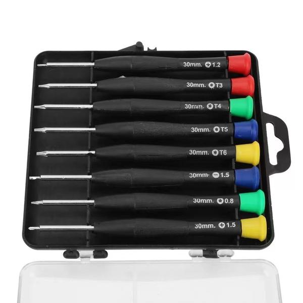 Imagem de 8pcs/set Chave De Fenda Kit Ferramenta De Mão Mini 8 Em 1