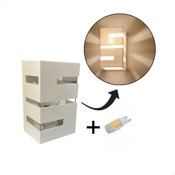 Imagem de 9 Arandela Luminária de Parede - Interna e externa - Com lâmpada