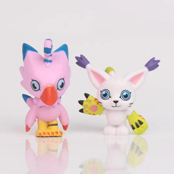 Imagem de 9 Bonecos Digimon Anime - Figuras de Ação Colecionáveis