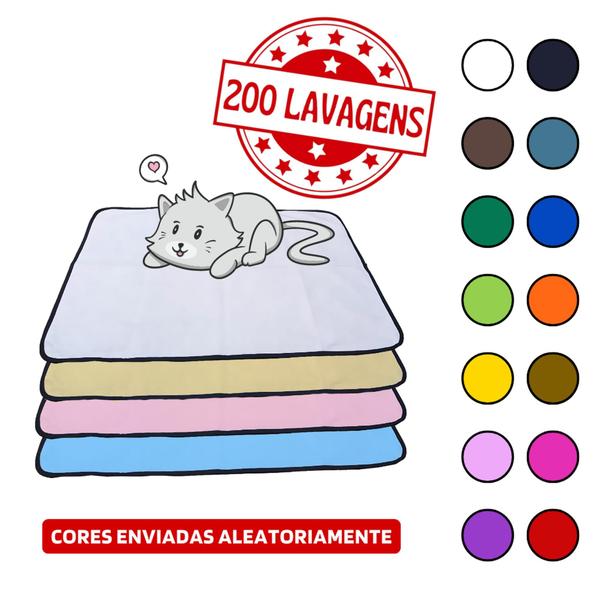 Imagem de 9 Caminhas para Cães e Gatos Dobrável 200 Lavagens 100x70 Sortido Antipulgas Quality