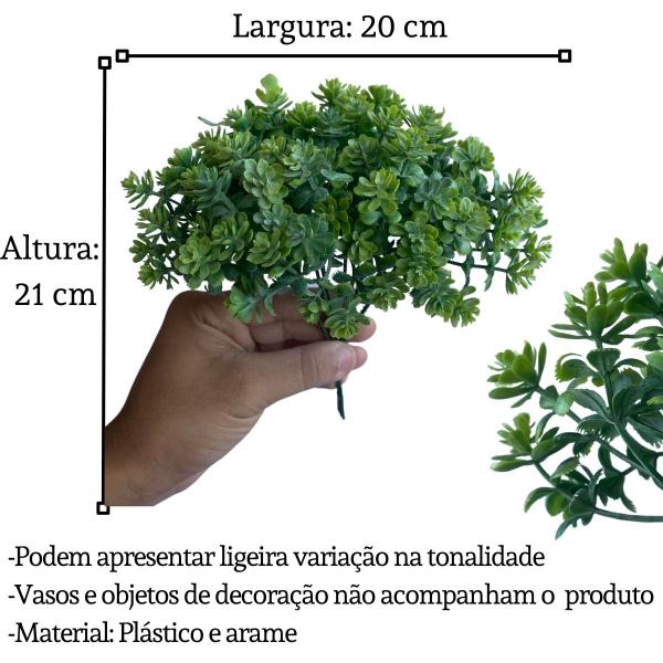 Imagem de 9 maços (54 hastes) Picks de suculenta planta artificial buquê arranjo casamento decoração de festa - DE2723