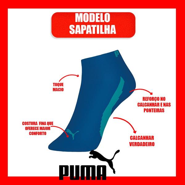 Imagem de 9 Pares De Meias Masculinas Esportiva Sport Modelo Cano Curto Em Algodão